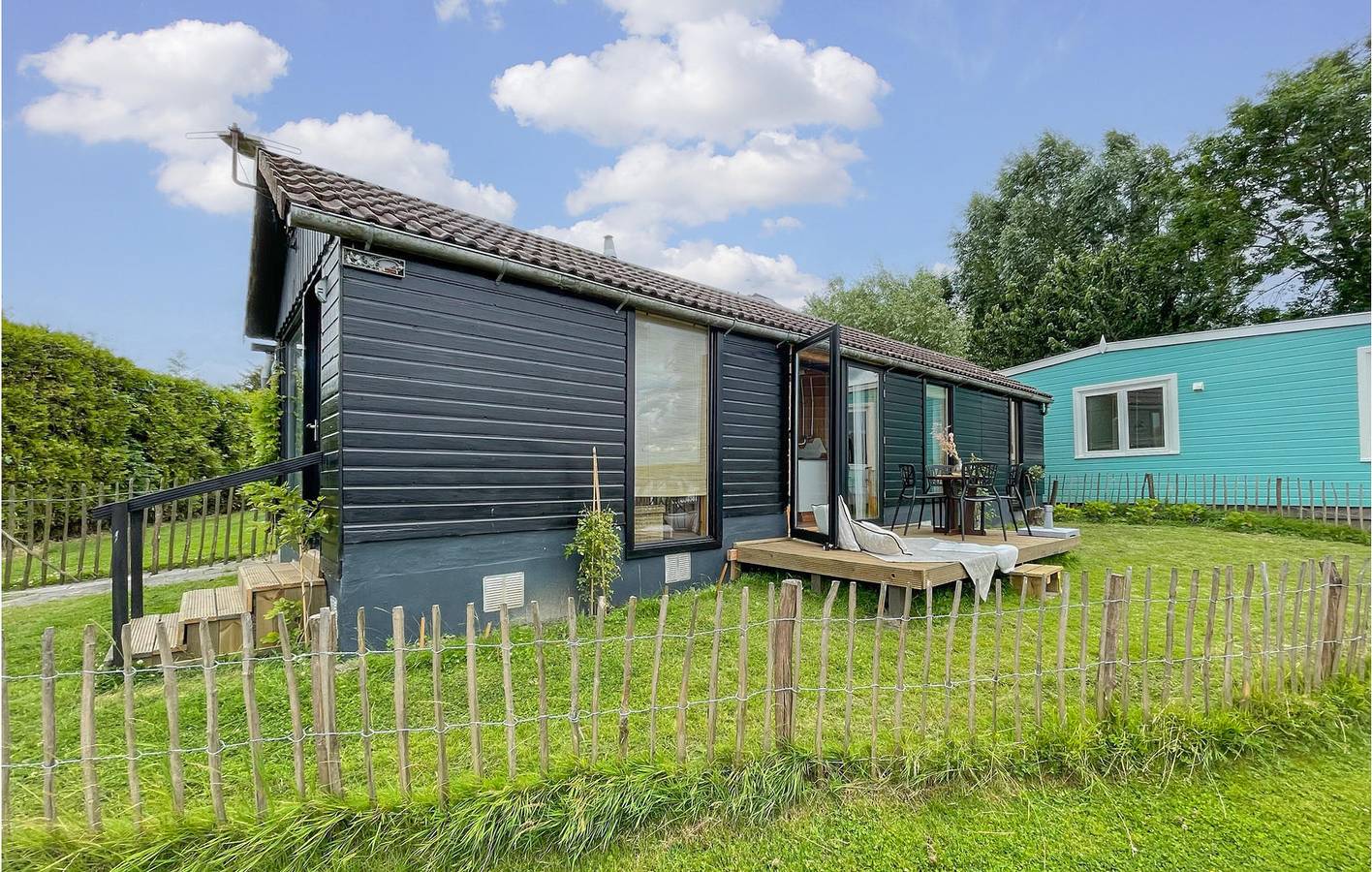 Casa rodante para 4 personas con terraza in Mar del Norte Holanda