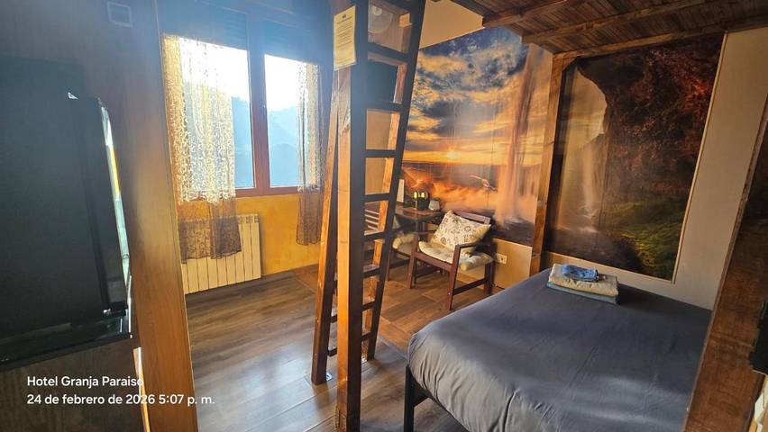 Casa rural para 4 personas, con vistas y jardín además de sauna y piscina en Comarca de Oriente - 2