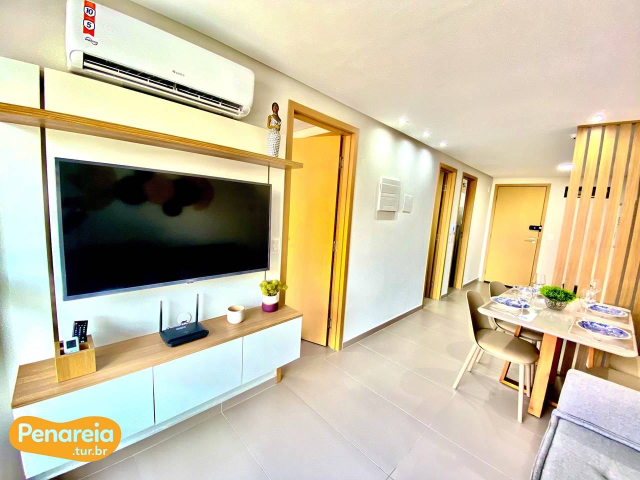 Ganze Wohnung, Ferienwohnung für 6 Personen mit Balkon in Cabo Branco, João Pessoa