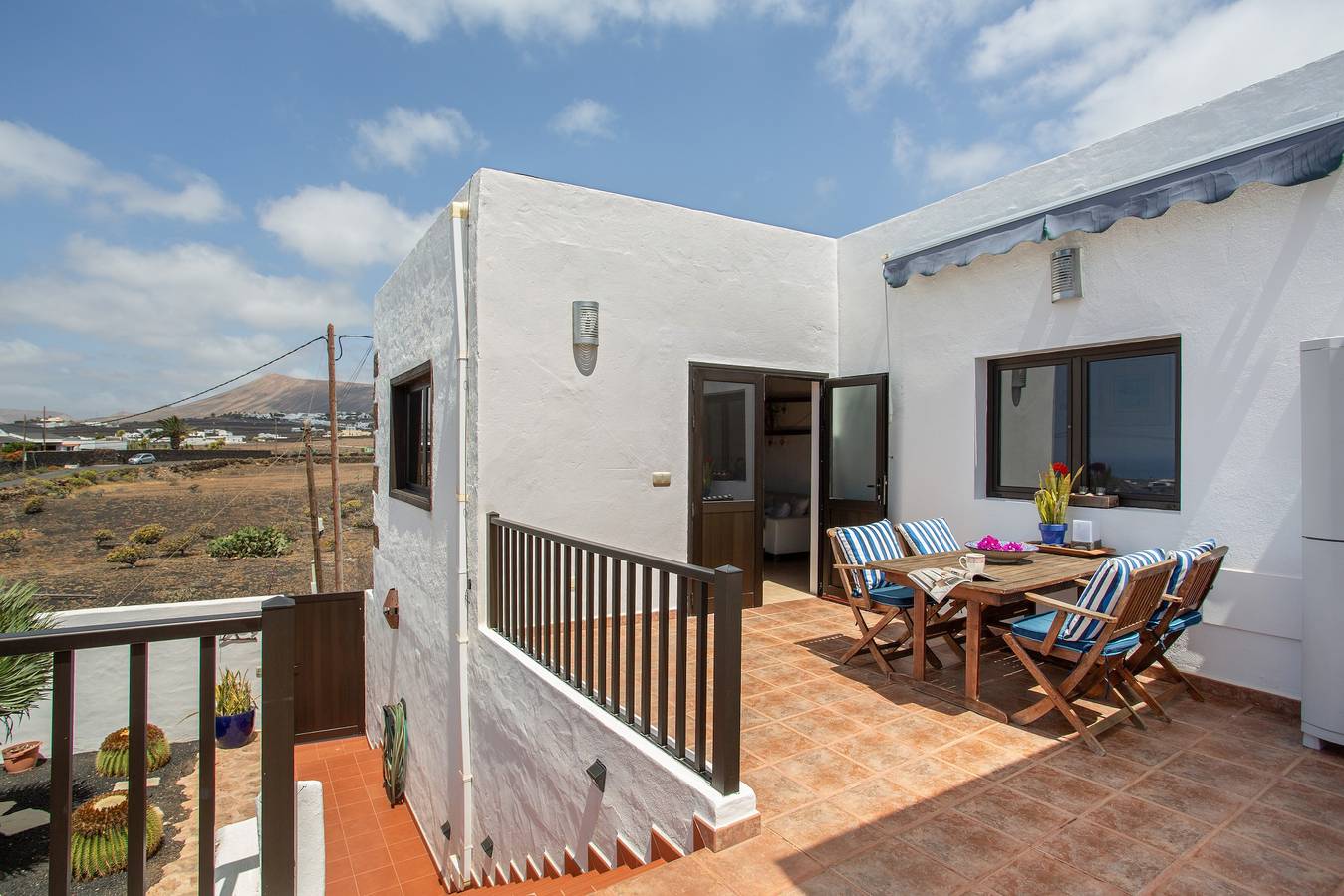 Appartement entier, Vacances 'Camelio' avec vue sur les montagnes, piscine privée et terrasse privée in Mácher, Tías