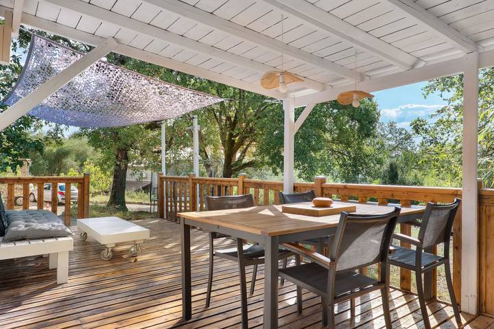 Bungalow pour 4 personnes, avec Jardin