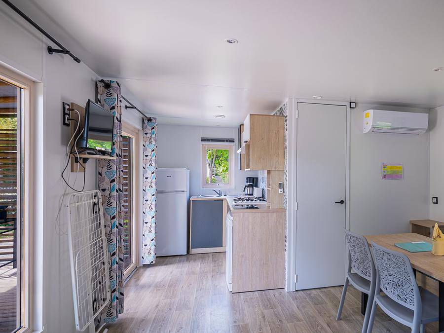 Camping Le Paradis - Mobilheim 4 personen - Margaux 2Ch in Saint-Laurent-Médoc, Regionaler Naturpark Médoc