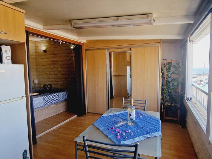 Estudio entero, Beautiful Small Studio on Rooftop, Ocean View in Playa de las Galletas (Arona), Arona 