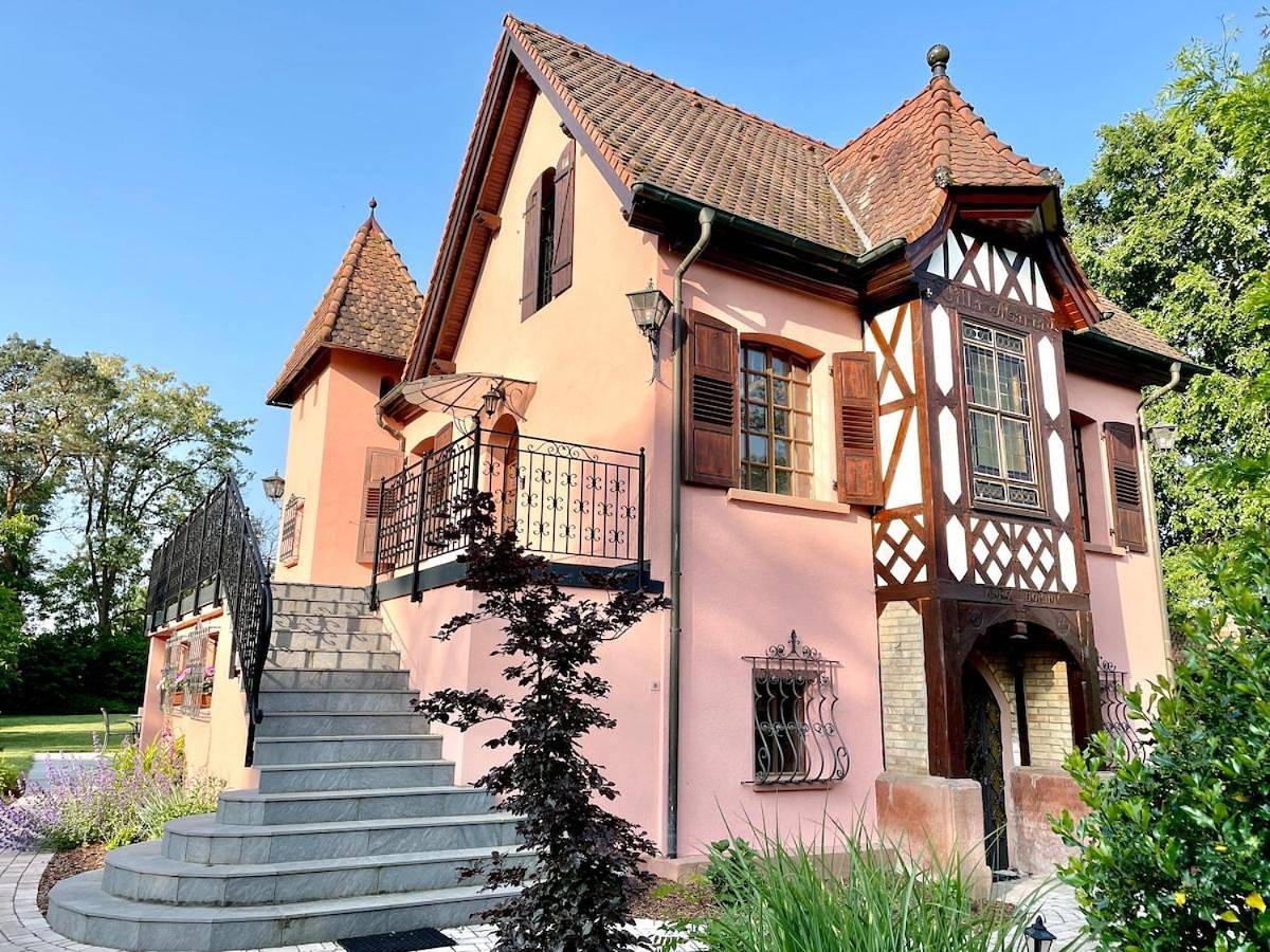 Villa Maria, a fairy tale house in Alsace in Lauterbourg, Région de Wissembourg