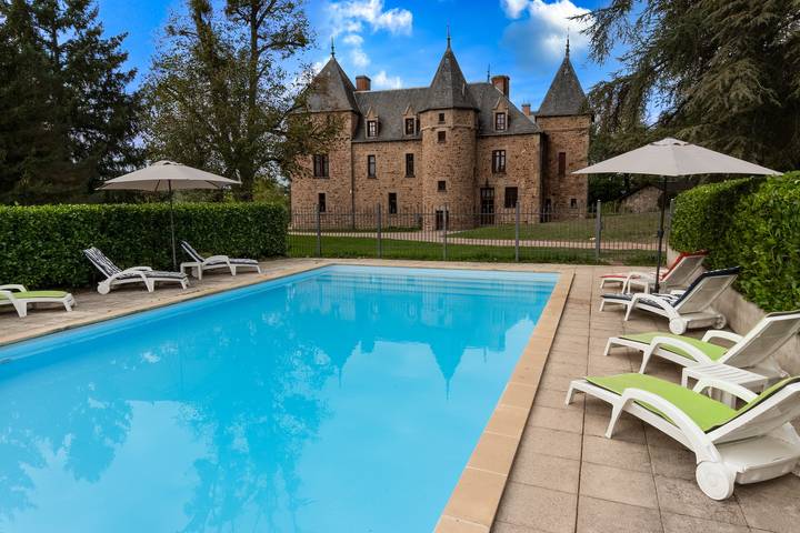 Gîte pour 15 personnes, avec piscine, animaux acceptés à Barrais-Bussolles - 2
