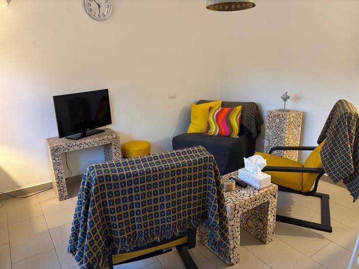 Vakantieappartement voor 3 personen, with tuin and kinderzwembad as well as balkon in Corralejo