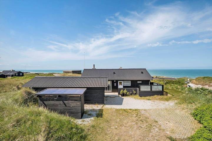 Ferienhaus mit Meerblick für 6 Personen, mit Terrasse in Grønhøj Strand