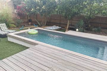 Location de vacances pour 6 personnes, avec jardin et terrasse à Montredon-des-Corbières