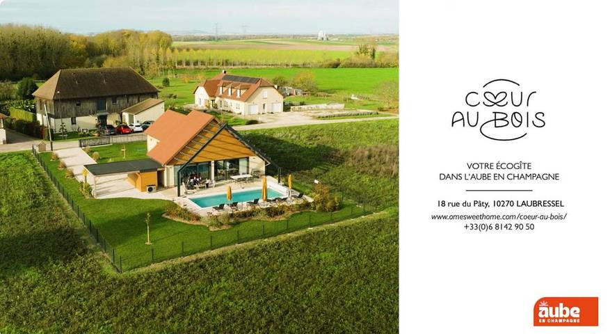 Location de vacances pour 6 personnes, avec jardin et sauna ainsi que piscine et vue à Laubressel - 2