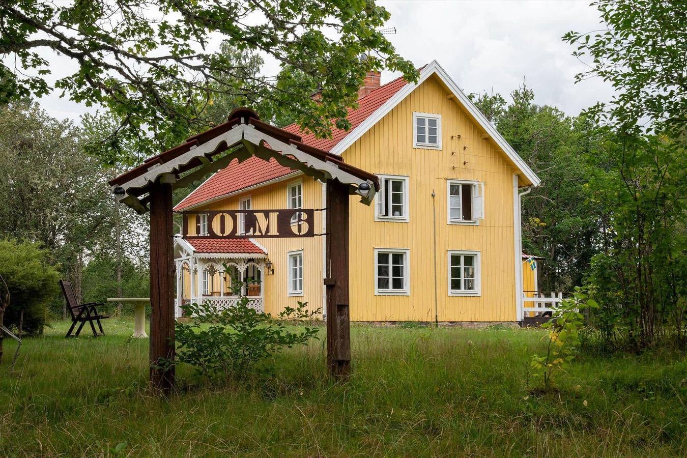 Hus för 9 Personer, med terass