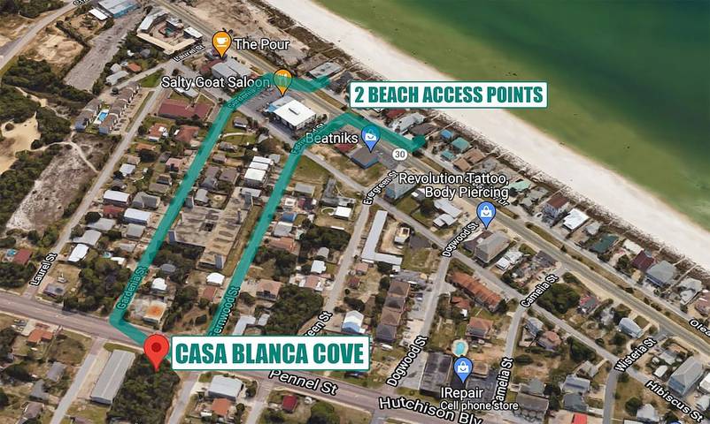 Vacation house for 14 people, with hot tub and terrace in Panama City Beach