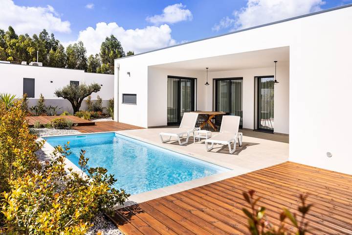 Villa pour 6 personnes, avec Jardin à São Martinho do Porto