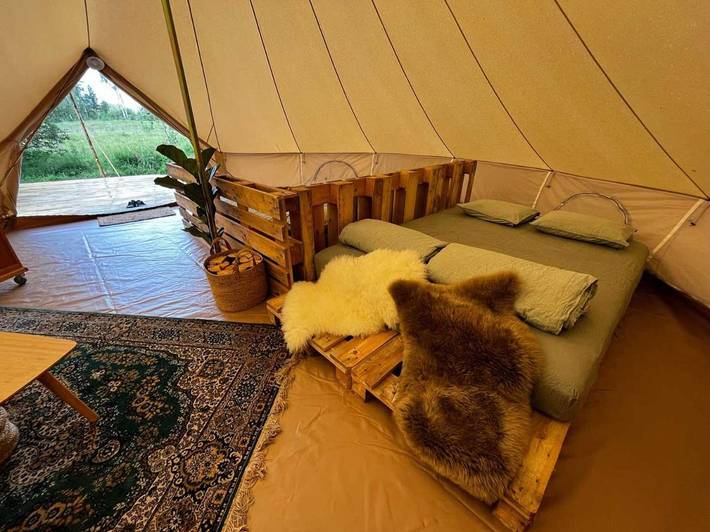 Camping für 4 Personen, mit Garten und Ausblick in Mittelschweden - 3