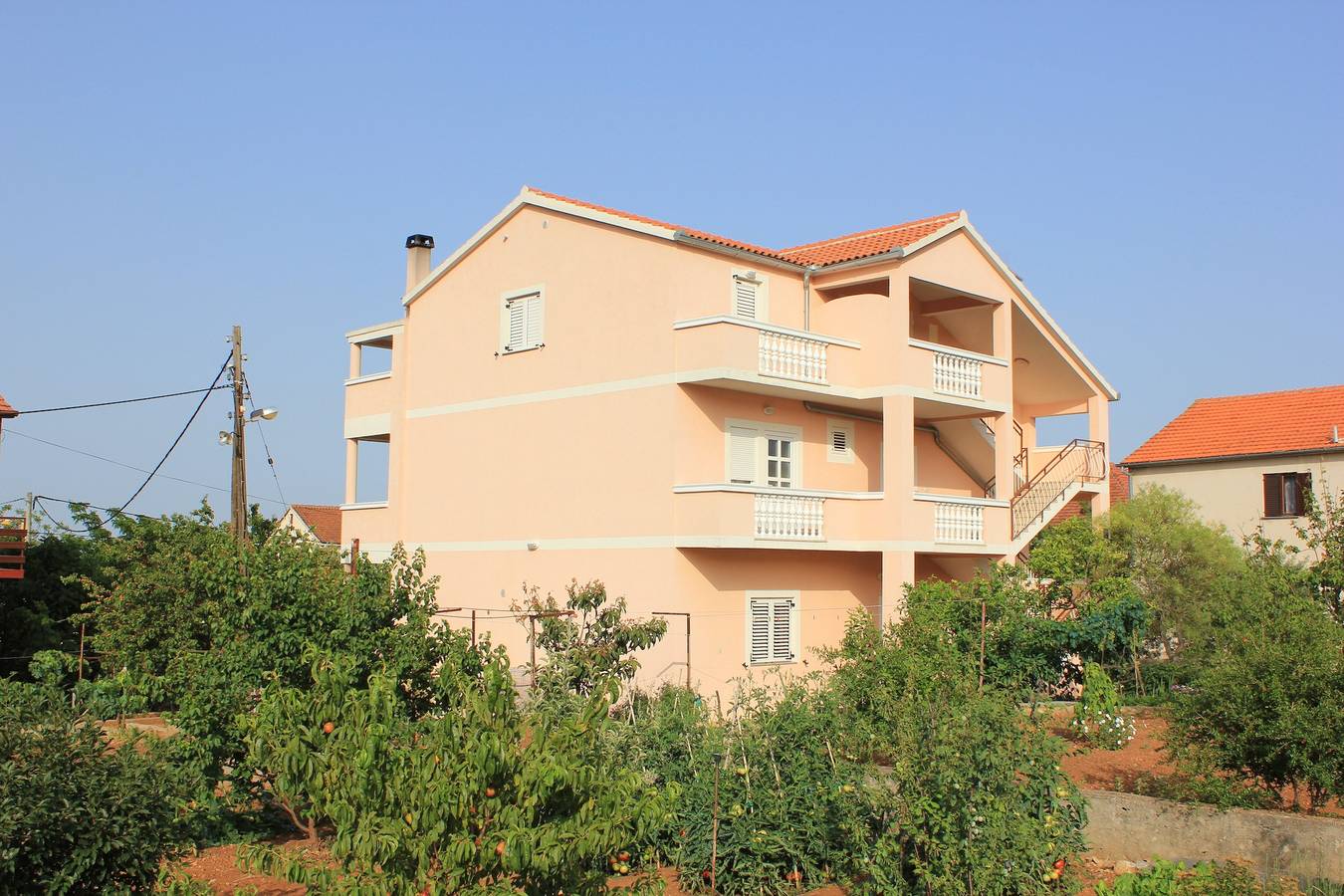 Ganze Wohnung, 2-Zimmer-Ferienwohnung mit Terrasse und Meerblick Kraj, Pasman A-331-c in Kraj, Pasman