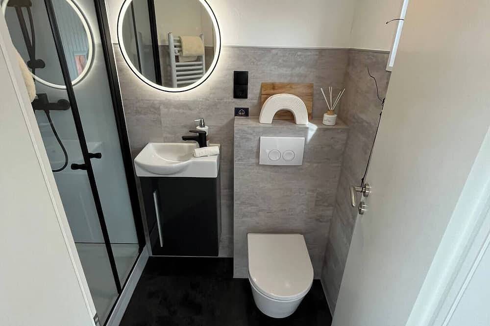 Tiny House direkt am Weserstrand in Hagen im Bremischen, Nordseeküste