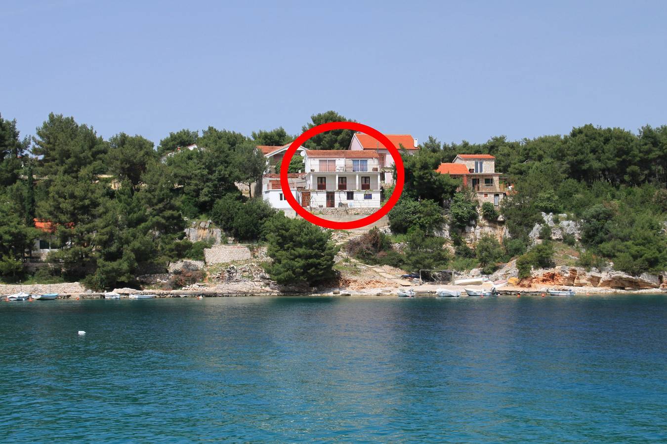 Ganze Wohnung, 4-Zimmer-Ferienwohnung am Strand Basina, Hvar A-8749-a in Vrboska, Hvar