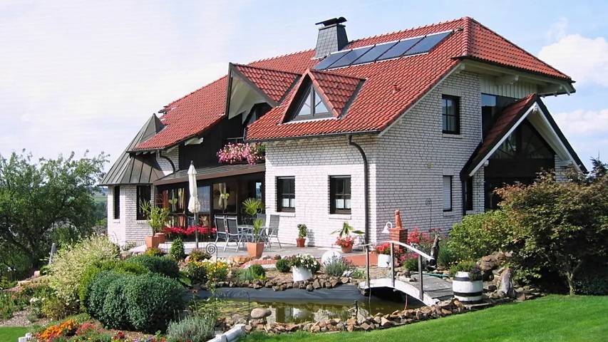 Ferienwohnung für 6 Personen, mit Garten