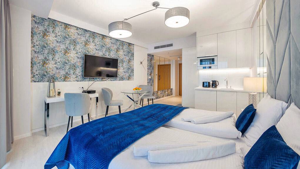 Ganze Ferienwohnung, Sun&Snow Seaside Apartments - Apartament 206 mit Meerblick in Kolberg, Polnische Ostsee