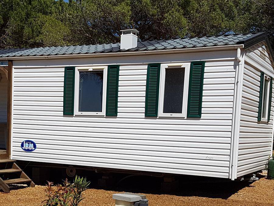 Camping Figurotta - Mobilheim 4 personen - Cigale + Klima + Tv 32m² - 2 Schlafzimmer in Bizanet, Mittelmeerküste (Frankreich)