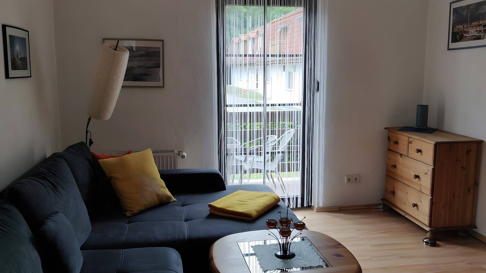 Ganze Wohnung, Apartment „Haus Rose 3“ mit Gemeinschaftsgarten, Balkon und Wlan in Kölpinsee, Loddin