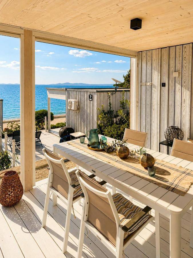 Villa pour 4 personnes, avec vue sur le lac ainsi que jardin et vue à Drage (Pakoštane)