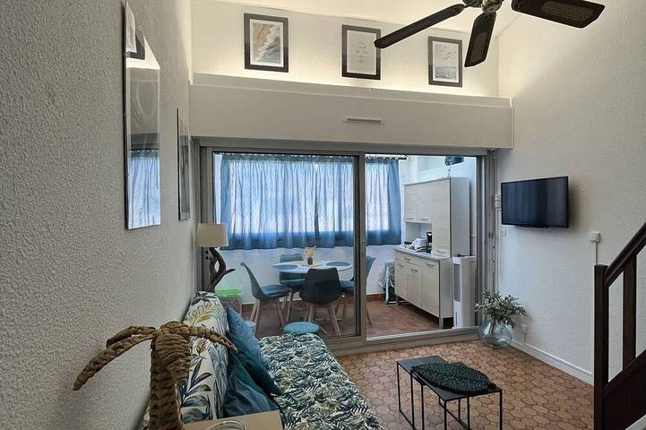 Location de vacances pour 4 personnes, animaux acceptés à Le Barcarès