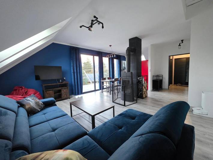 Domek letniskowy dla 7 osób, z jacuzzi i sauna oraz ogród w Bieszczady