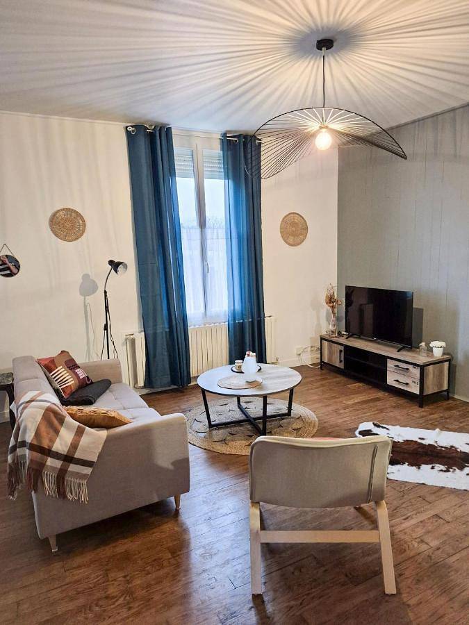 Appartement de vacances pour 3 personnes, avec jardin
