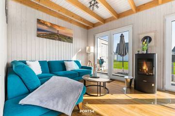 Ferienhaus für 4 Personen, mit Sauna und Garten, mit Haustier in Olpenitz