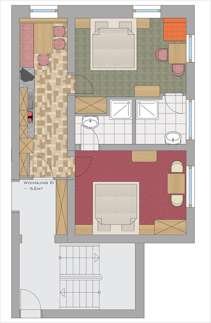 Hütte für 4 Personen, mit Terrasse in Kappl - 4