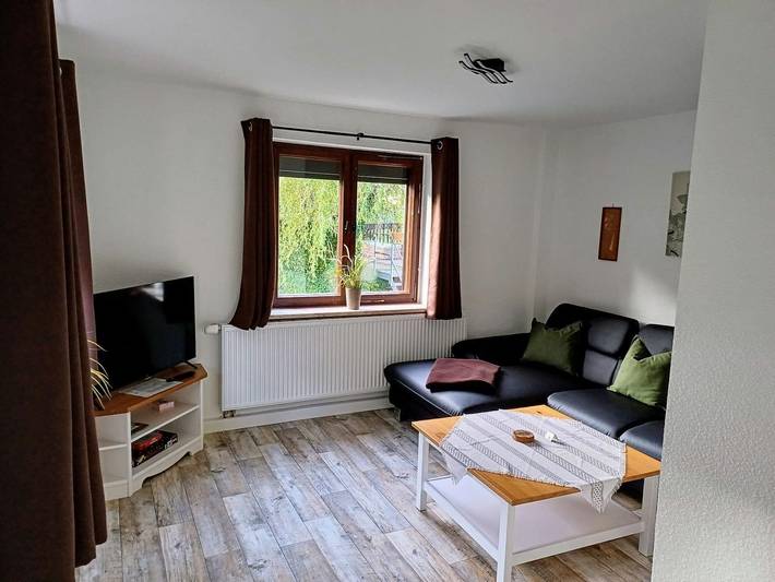 Ferienwohnung für 4 Personen, mit Sauna und Garten sowie Ausblick in Lengenfeld