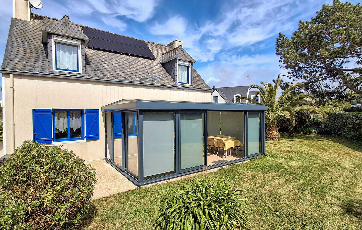 Charmant appartement de 2 chambres avec jardin, à 2 km de la plage de Kermingham in Trégunc, Côte de Cornouaille