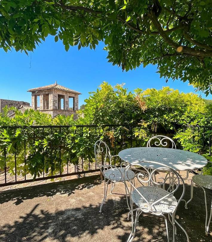 Maison de vacances pour 2 personnes, avec Balcon et Terrasse ainsi que Jardin et Vue