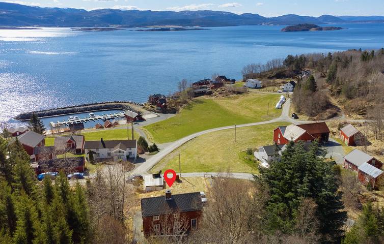 Ferienhaus für 6 Personen mit Ausblick in Bjugn