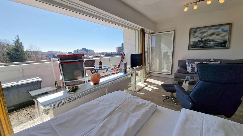 Ferienhaus mit Meerblick für 2 Personen, mit Balkon in Nordfriesland - 4