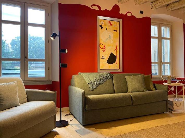 Maison d’hôte pour 3 personnes, avec Terrasse et Vue à Bergame - 2