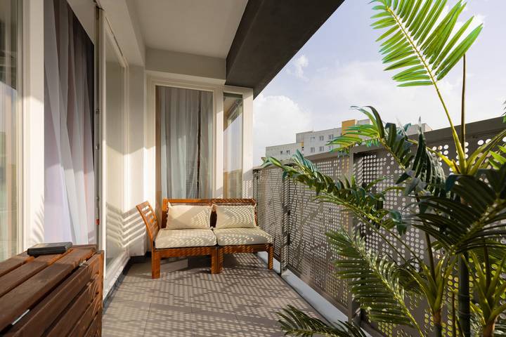 Gîte pour 4 personnes, avec balcon/terrasse, animaux acceptés à Varsovie - 4