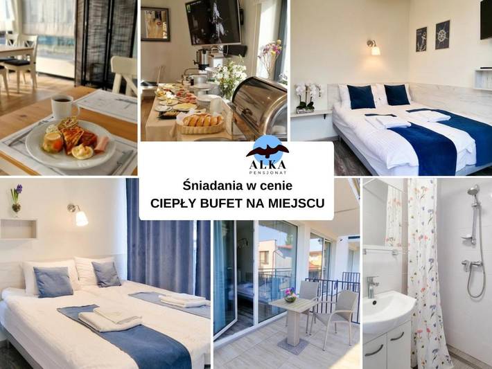 Obiekt b&b, z Taras i Ogród oraz Widok w Kołobrzeg