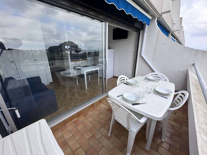 Ganzes Studio, Klimatisiertes Studio-Kabine 4 Pers - Port Camargue mit Parkplatz in Port Camargue, Le Grau-du-Roi