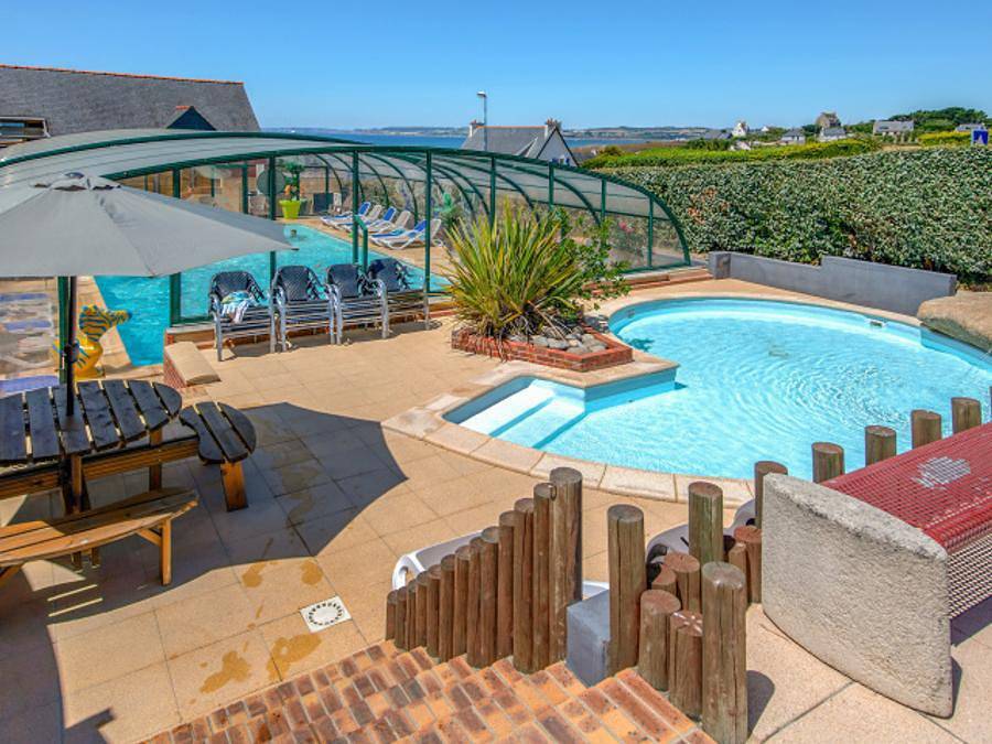 Camping Paradis Mer d'Iroise - Mobilhome 6 personnes - Santa Fe - Tv in Plomodiern, Région de Châteaulin