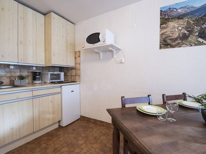 Ganzes Studio, Studio für 4 Pers. mit Parkplatz nahe Zentrum und Seilbahn in Saint-Lary-Soulan, Nationalpark Pyrenäen