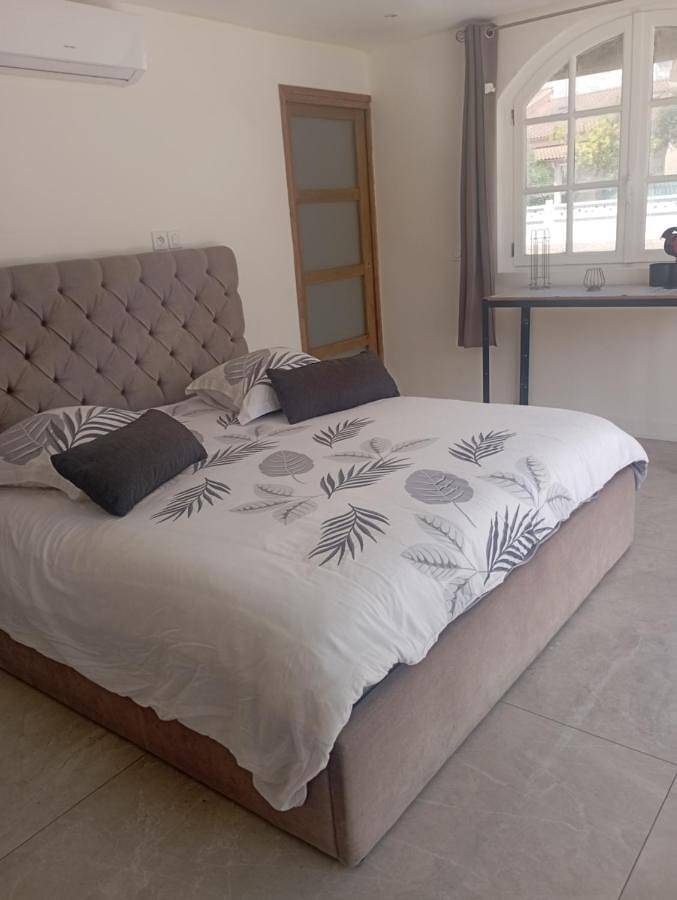 Villa pour 12 personnes, avec jardin et piscine ainsi que terrasse et vue, animaux acceptés à Valras-Plage - 3