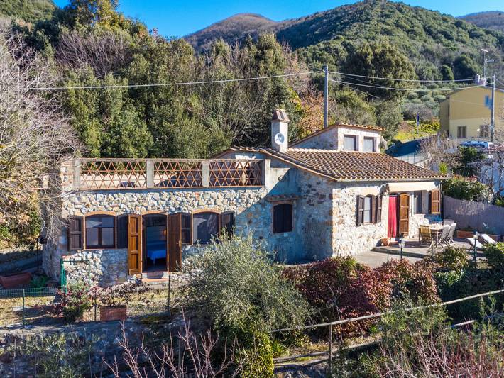 Ferienhaus mit Meerblick für 6 Personen, mit Garten und Terrasse sowie Ausblick, mit Haustier in der Toskana - 4