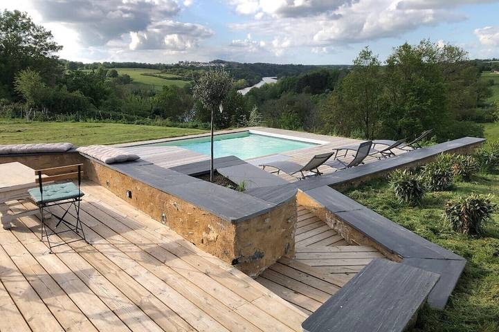 Gîte pour 12 personnes, avec jardin