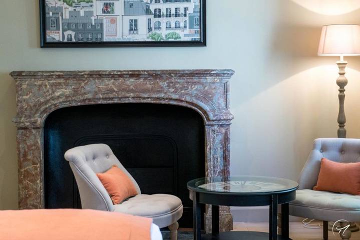 Appart’hôtel pour 2 personnes, avec jardin et vue