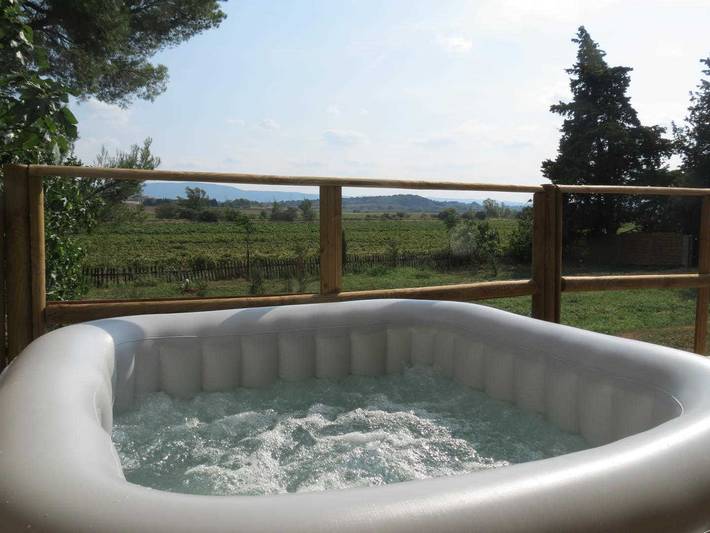 Gîte pour 5 personnes, avec piscine et jacuzzi ainsi que jardin et sauna à Laure-Minervois - 4