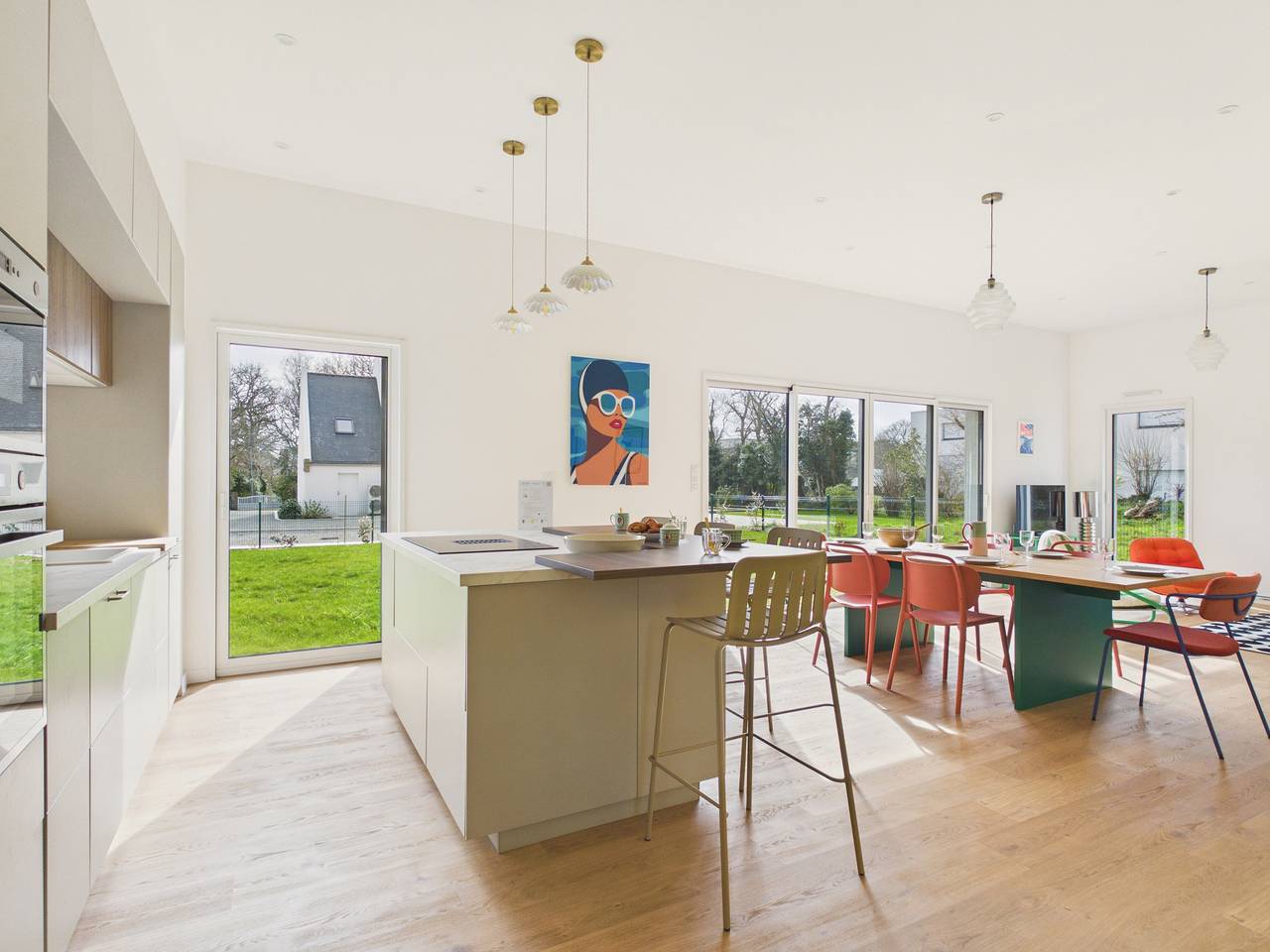 Schönes Ferienhaus für 6, 800 m vom Strand in Fouesnant, Quimper und Umgebung