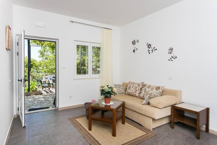 Ganze Wohnung, Ferienwohnung für 4 Personen mit Meerblick in Brasina, Dubrovnik-Neretva