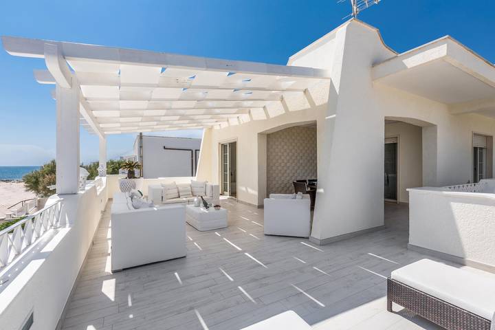 Villa pour 7 personnes avec balcon/terrasse in Campomarino (Pouilles), Golfe de Tarente