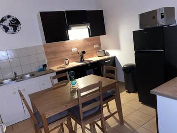 Gîte pour 5 personnes, avec jardin dans Ostheim